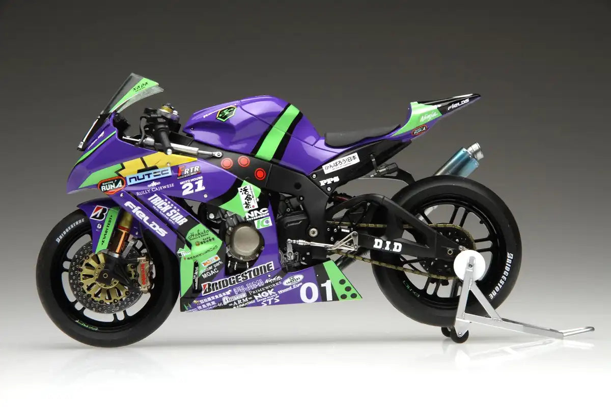 Fujimi 1/12 Bike Series No.10 Eva Rt Unit 01 Trickster Frtr Kawasaki Zx 10R 2011 Motorcyle Model- Japan Figure Store - #1 Bring To You The Best Japanese Goods