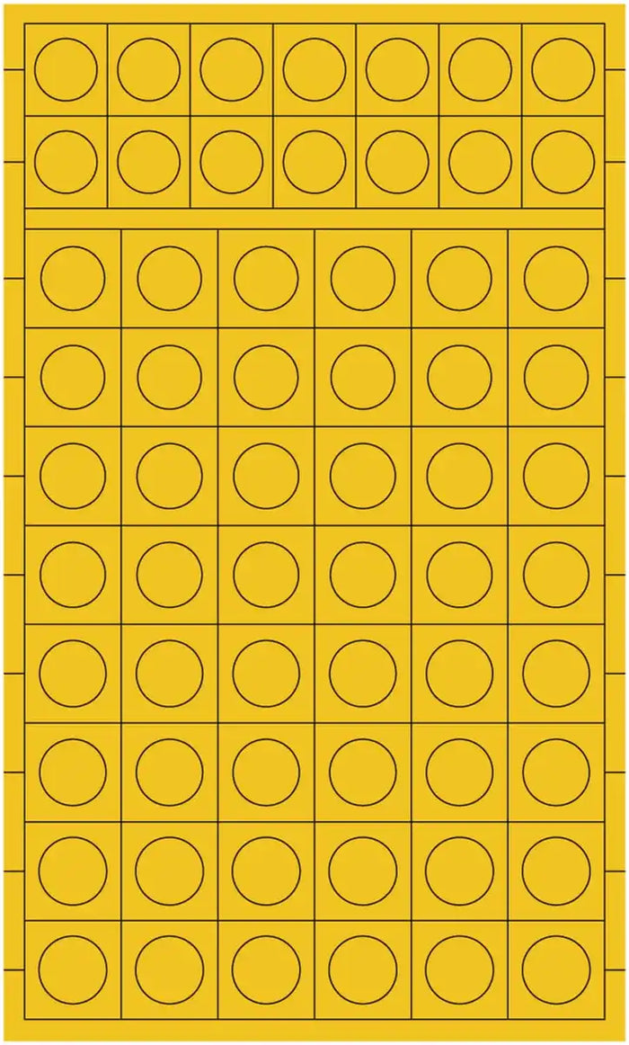 HIQPARTS Circle Masking Sticker 4L 9.0~9.8Mm 1 Sheet- Japan Figure Store - #1 Bring To You The Best Japanese Goods
