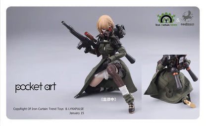 Lynxpulse Pocket Art Series Emilia 1/12 Pvc Abs Fabric Figure Japan - Pa001- Japan Figure Store - #1 Bring To You The Best Japanese Goods