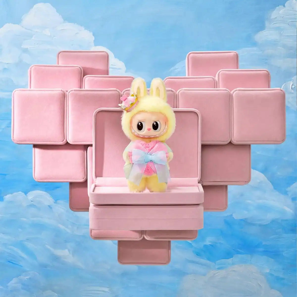 Pendentif en peluche POP MART Labubu Let's Checkmate