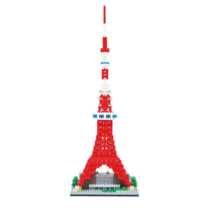 KAWADA Nb-018 Nanoblock Tokyo Tower Deluxe Edition- Japan Figure Store - #1 Bring To You The Best Japanese Goods