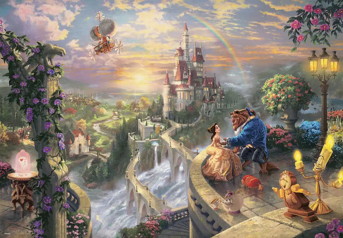 Tenyo 1000pc Jigsaw Puzzle Beauty & Beast 51x73.5cm- Japan Figure Store - #1 Bring To You The Best Japanese Goods