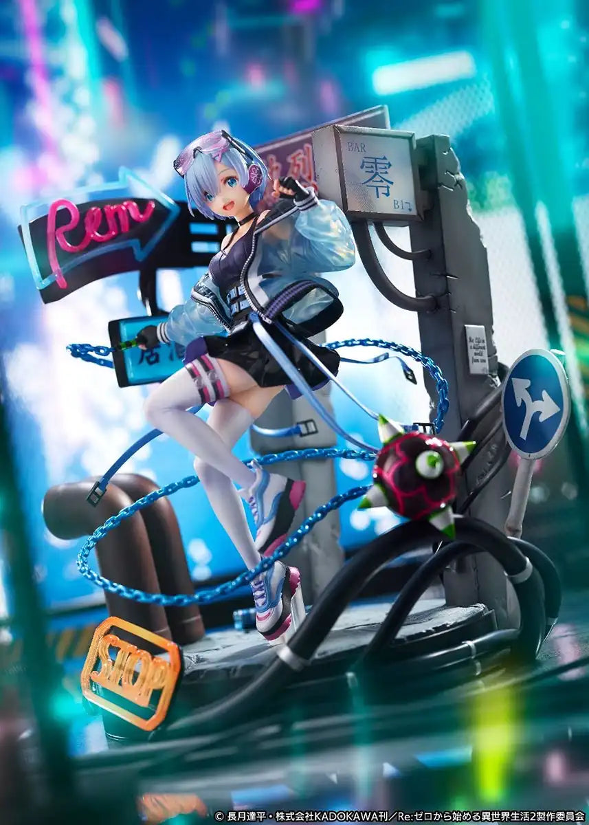 Re:Zero -Starting Life in Another World- Rem: Neon City Ver. 1/7 Scale Figure- Japan Figure Store - #1 Bring To You The Best Japanese Goods