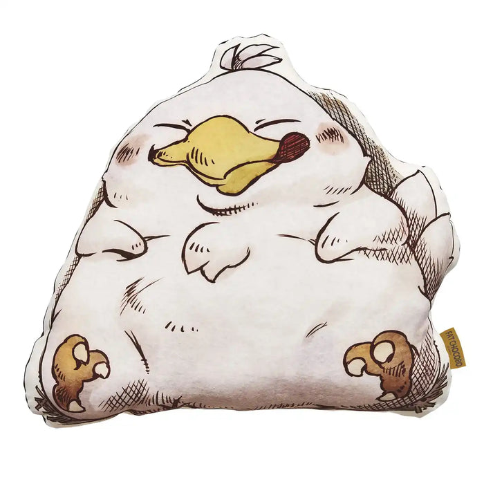 Final Fantasy Fluffy Die-Cut Cushion Fat Chocobo- Japan Figure Store - #1 Bring To You The Best Japanese Goods