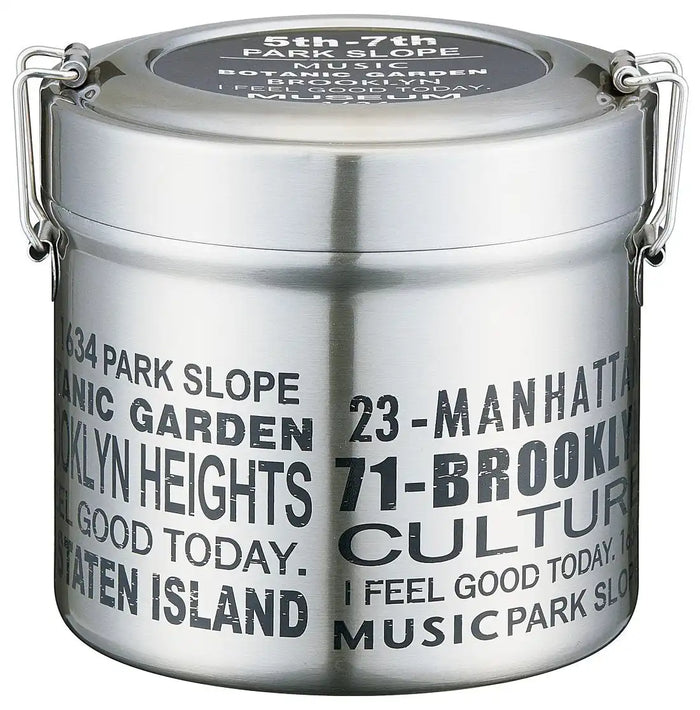 Skater Stainless Steel Insulated 840Ml Lunch Box Rice Bowl - Brooklyn Series- Japan Figure Store - #1 Bring To You The Best Japanese Goods