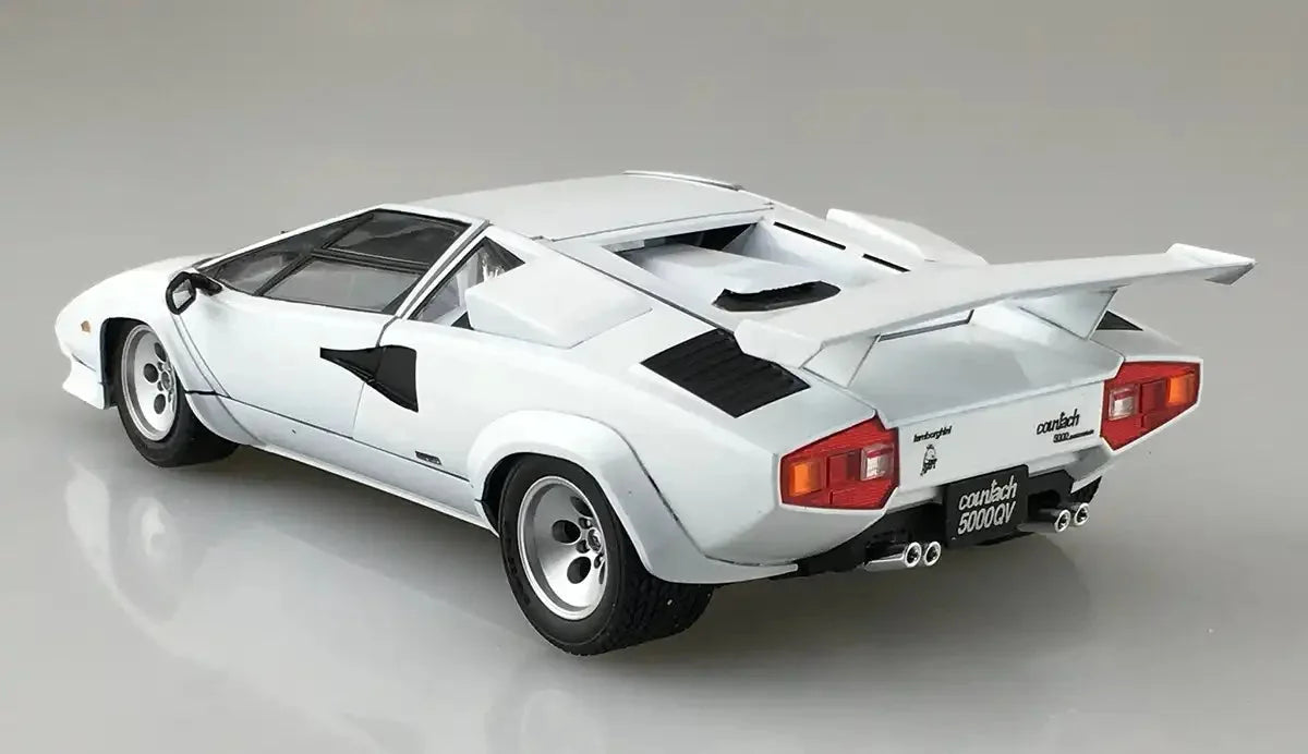 AOSHIMA 48818 Lamborghini Countach 5000 Quattrovalvole 1/24 Scale Kit- Japan Figure Store - #1 Bring To You The Best Japanese Goods