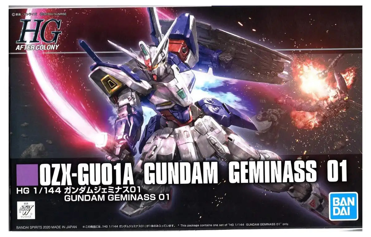 Kit modèle Bandai HG 1/144 Gundam Geminass 01 - Édition exclusive