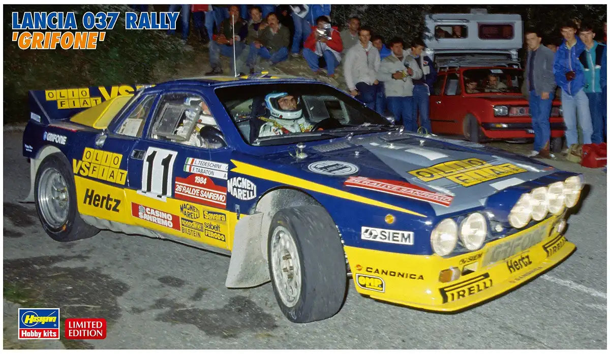 HASEGAWA 20277 Lancia 037 Rally Grifone 1/24 Scale Kit- Japan Figure Store - #1 Bring To You The Best Japanese Goods