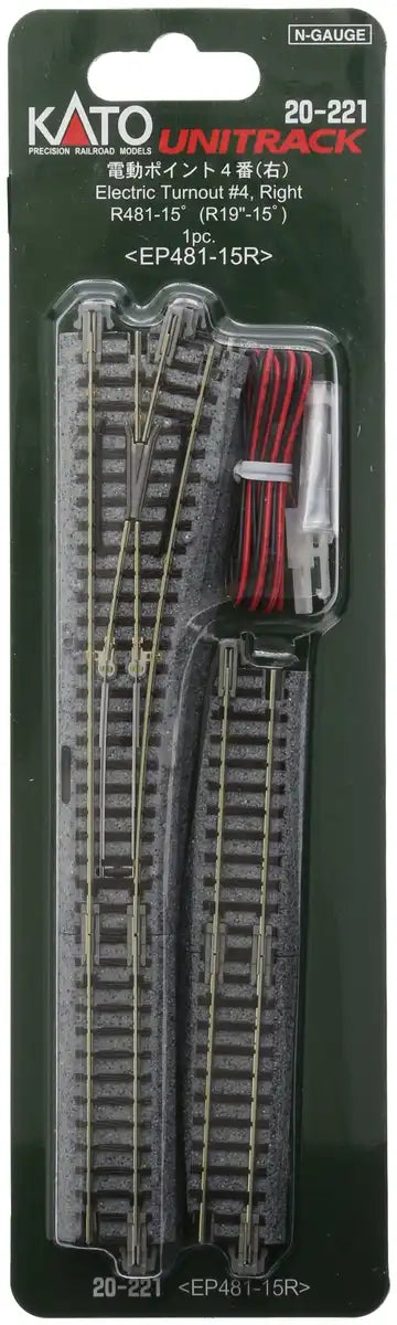 Kato N Gauge Electric Point No.4 Right 20-221- Japan Figure Store - #1 Bring To You The Best Japanese Goods