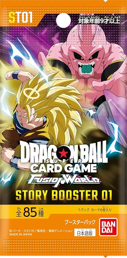 BANDAI Dragon Ball Super Fusion World ST01 Card Game Japanese Booster