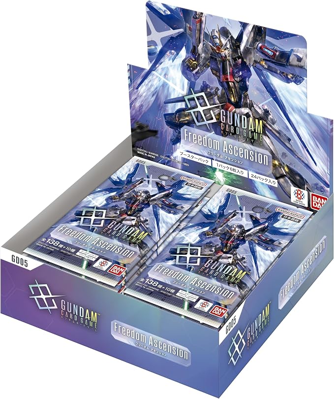 BANDAI Gundam Card Game Booster GD05 Freedom Ascension 24-Pack