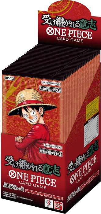 Bandai One Piece Card Game Box Inherited Will [OP-13] (24 Packs)