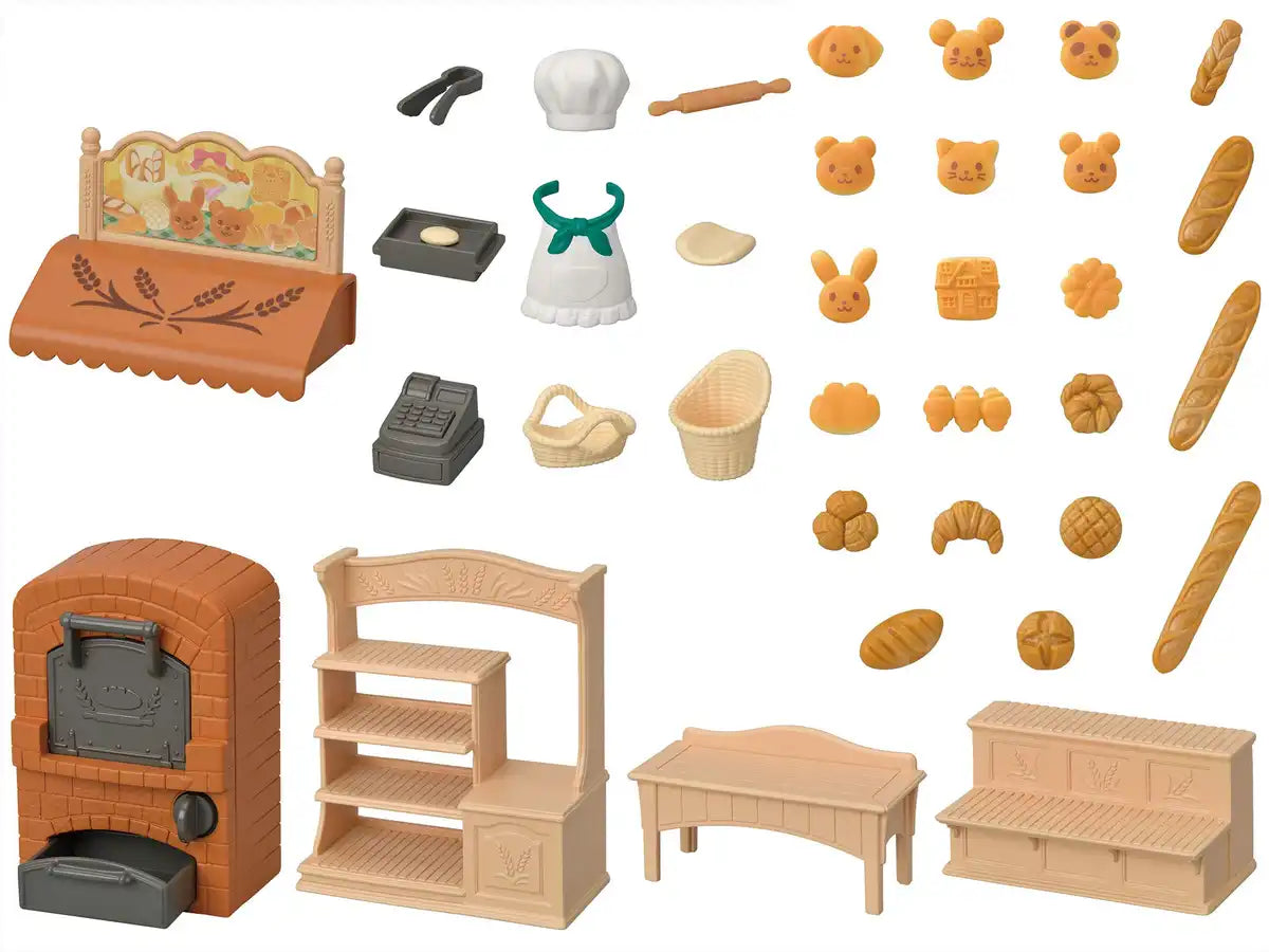Epoch Sylvanian Families First Bakery Set Mi-88 St Mark Ages 3+ Dollhouse Toy- Japan Figure Store - #1 Bring To You The Best Japanese Goods