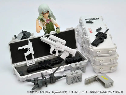 TOMYTEC Military Series 1/12 Little Armory Ld038 Military Hard Case A3 White X Gray Plastic Model- Japan Figure Store - #1 Bring To You The Best Japanese Goods