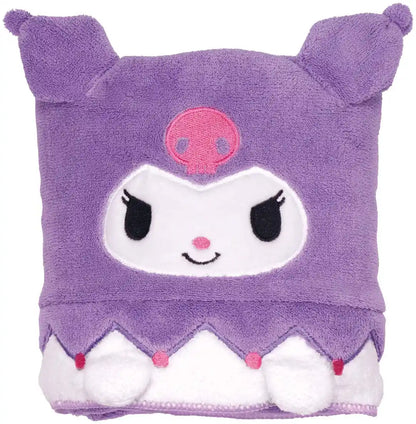 Skater Quick Drying Absorbent Bath Towel Kuromi Sanrio Design 60cm x 120cm- Japan Figure Store - #1 Bring To You The Best Japanese Goods