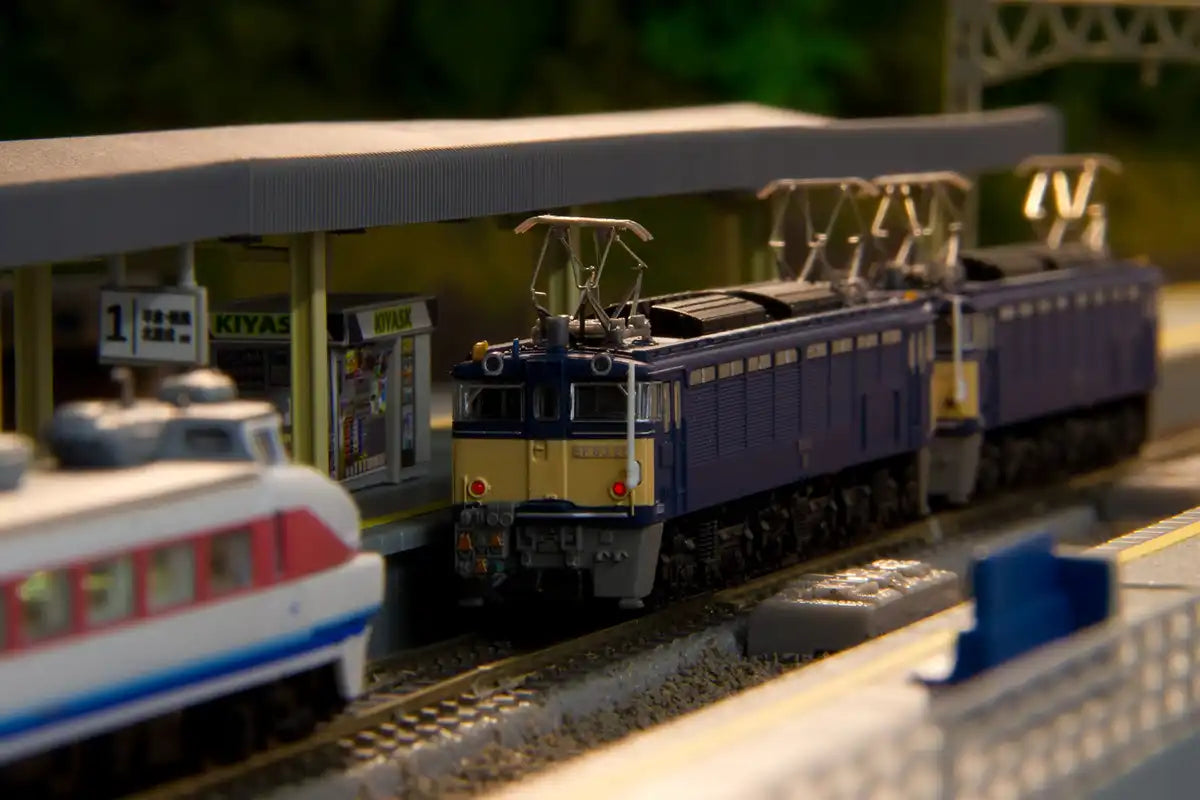 Rokuhan Z Gauge Ef63 Tertiary Type Japan Blue Double Set T038-3 Model Train Loco- Japan Figure Store - #1 Bring To You The Best Japanese Goods