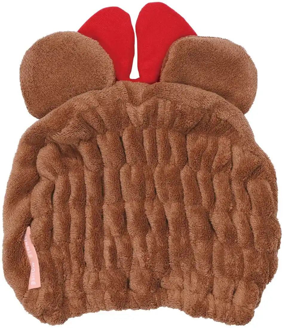 Skater Disney Minnie Mouse Absorbent Quick-Drying Towel Cap 23cm x 17cm- Japan Figure Store - #1 Bring To You The Best Japanese Goods