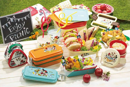 Skater Mickey & Friends 3 Tier Large Lunch Box for Picnic Disney 4.5L P23- Japan Figure Store - #1 Bring To You The Best Japanese Goods