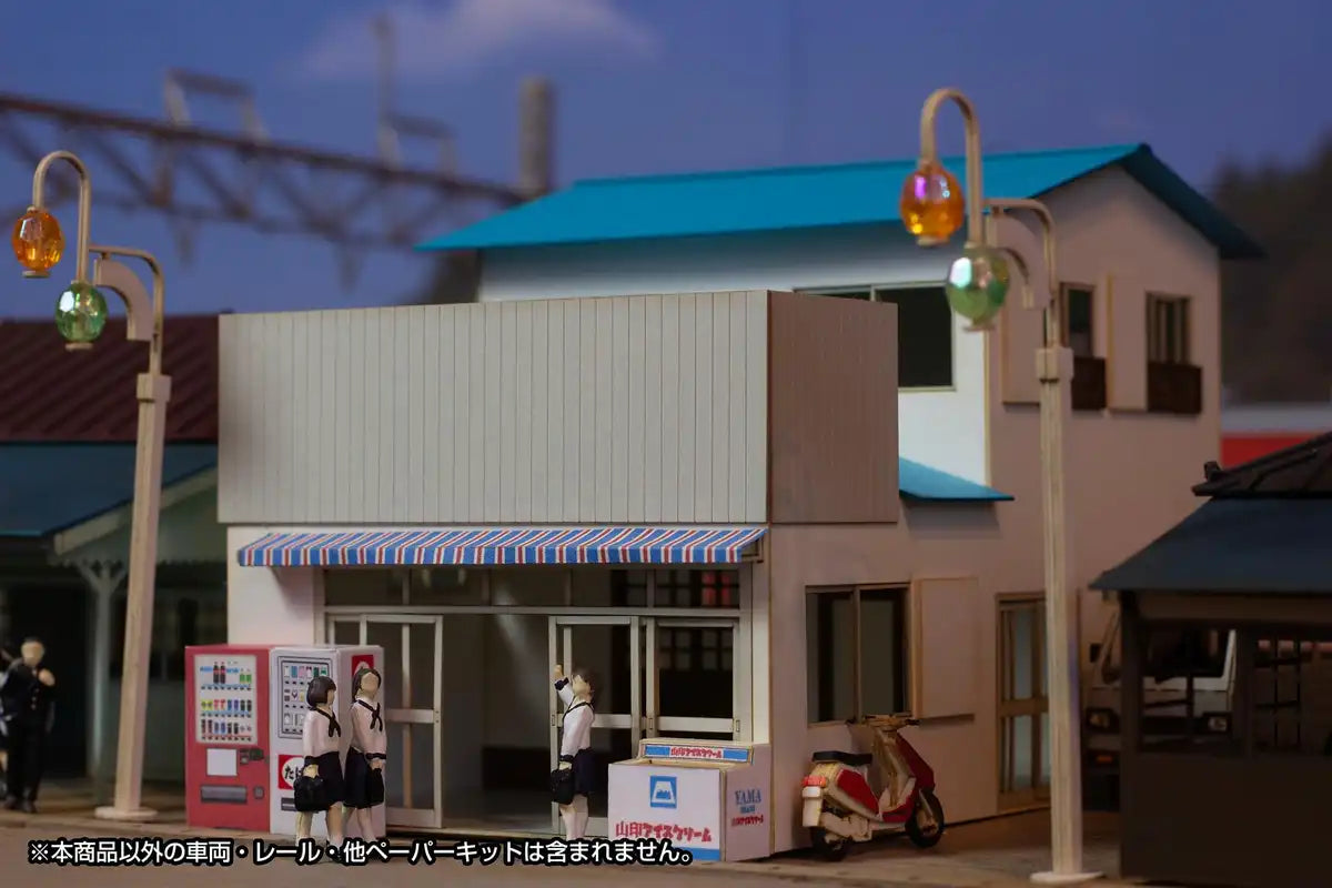 Plum Town Corner Accessory Series 1/80 Paper Kit - General Store Japan Official- Japan Figure Store - #1 Bring To You The Best Japanese Goods