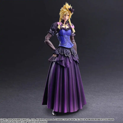 Square Enix Final Fantasy VII Remake Play Arts Kai Cloud Strife Dress Ver - Painted Action Figure- Japan Figure Store - #1 Bring To You The Best Japanese Goods
