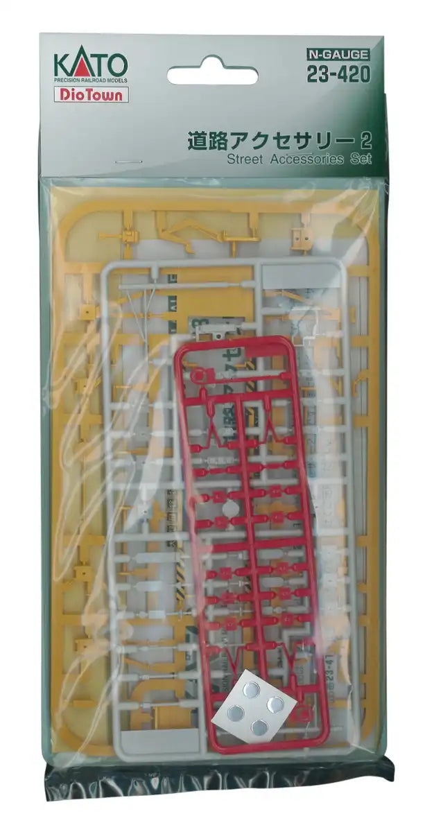 Kato N Gauge Model Railway Road Accessory Set 2 - 23-420 Supplies- Japan Figure Store - #1 Bring To You The Best Japanese Goods