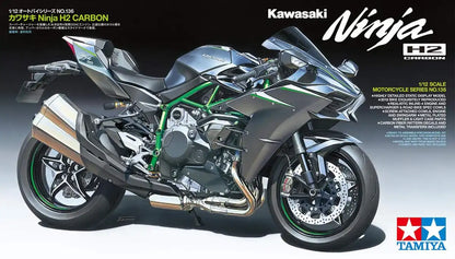 Tamiya 14136 Kawasaki Ninja H2 Carbon 1/12 Japanese Plastic Scale Motorcycle- Japan Figure Store - #1 Bring To You The Best Japanese Goods