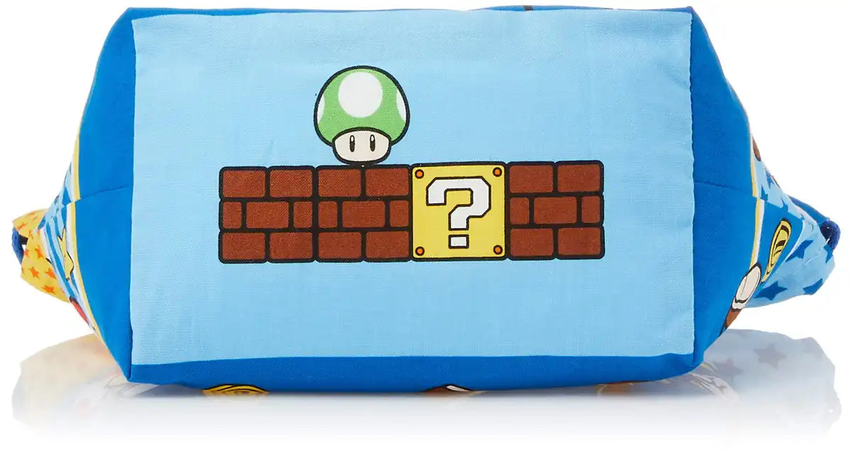 Skater Super Mario 17 Children's Lunch Box Drawstring Bag Made in Japan- Japan Figure Store - #1 Bring To You The Best Japanese Goods
