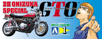 AOSHIMA Shonan Lovers GTO Z II Onizuka Motorcycle 1/12 Kit