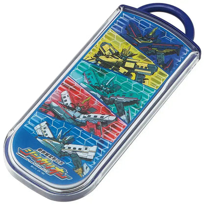 Skater Kids Bento Trio Set - 2019 Shinkalion Chopsticks Spoon & Fork 16.5cm Made in Japan- Japan Figure Store - #1 Bring To You The Best Japanese Goods