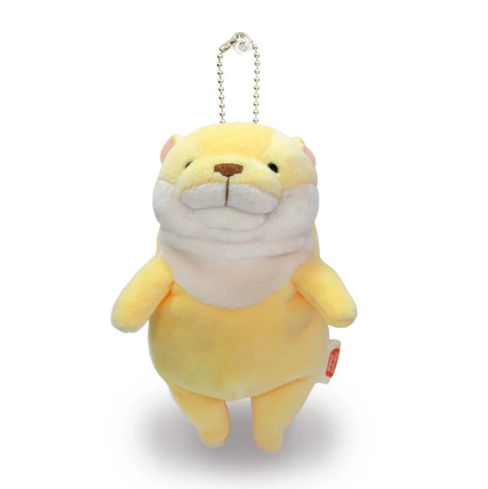 Shinada Global Mini Mochi Otter Plush Toy 7x5x14cm Banana Colour - Mokw-0088Bn- Japan Figure Store - #1 Bring To You The Best Japanese Goods