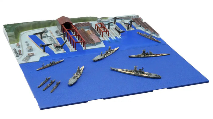 Fujimi Model 1/3000 Collectable Warship Series No.5 1945 Kure Naval Port Survival Ship Set (Yamato Showa 20/Ise/Hyuga/Haruna/Oyodo/Kagerou Type) Plastic Model Warship 5- Japan Figure Store - #1 Bring To You The Best Japanese Goods