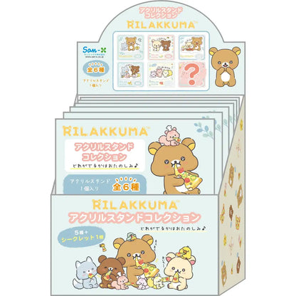 San-X Rilakkuma Acrylic Stand Collection 6 Types H8 x W8.5cm Sold Individually- Japan Figure Store - #1 Bring To You The Best Japanese Goods