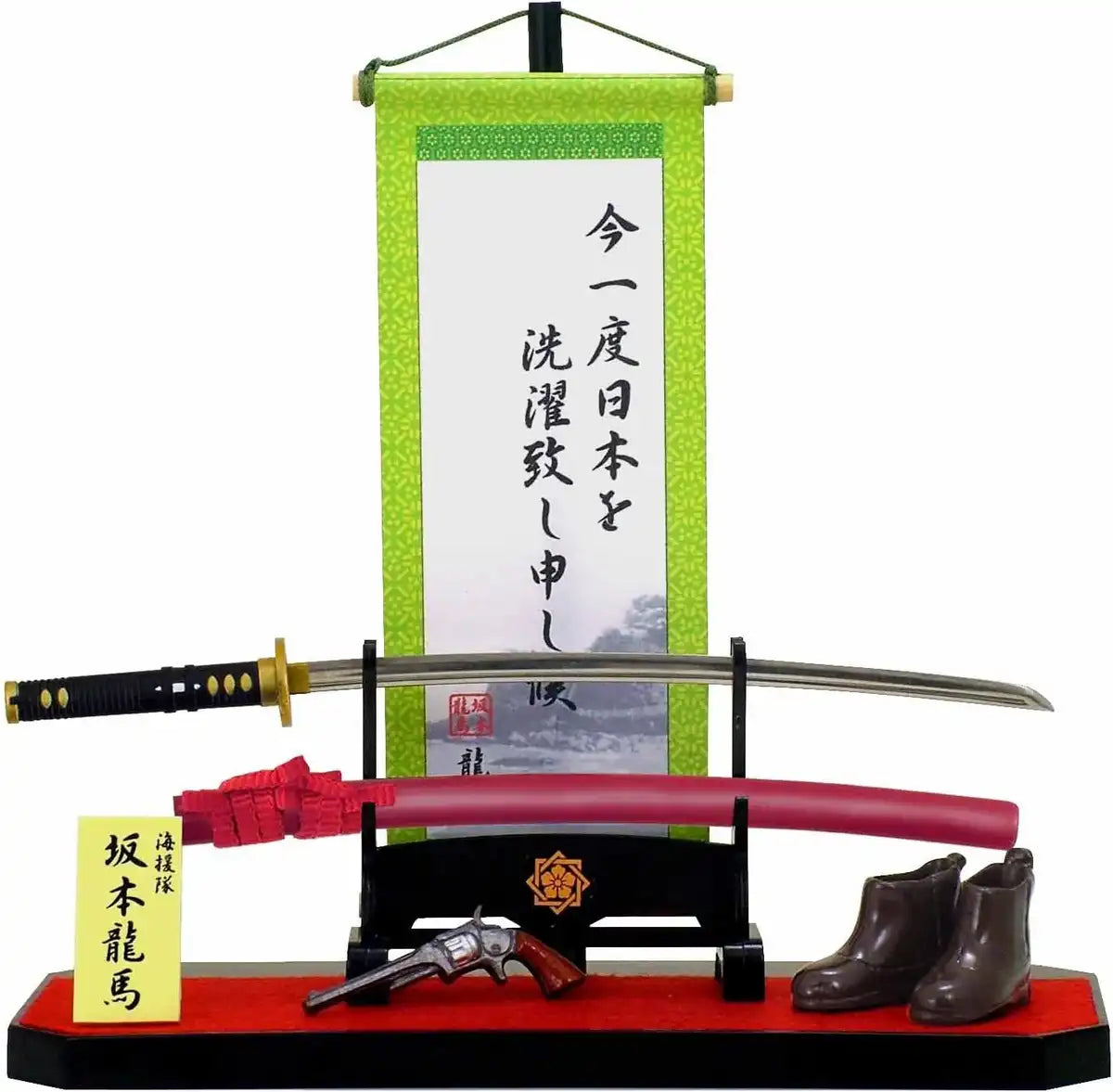 Meister Japan K-1 Sakamoto Ryoma Wall Scroll Set Traditional Art
