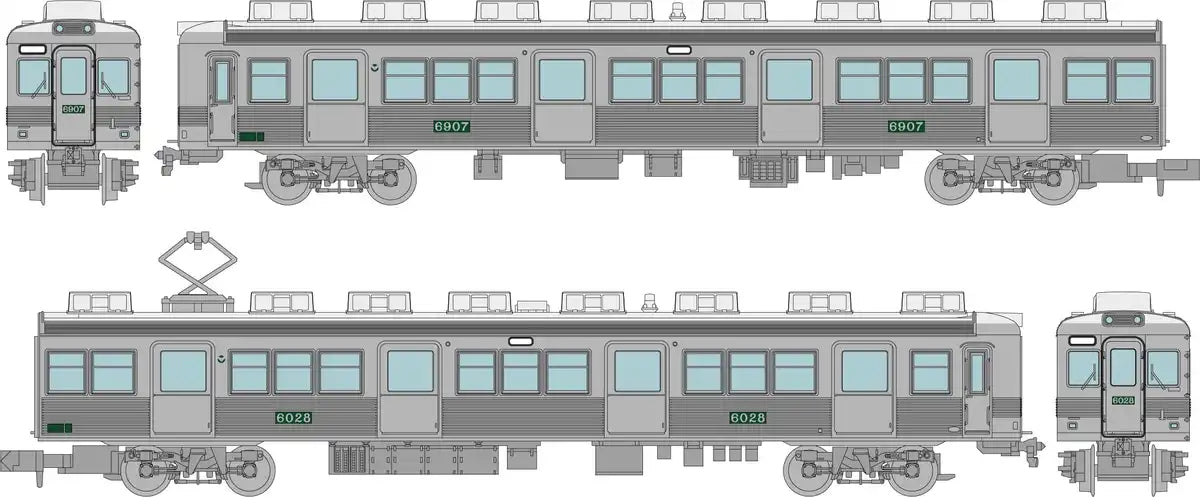 Tomytec Tetsudou Collection Nankai 6000 Series 2-Car Set Japan Official- Japan Figure Store - #1 Bring To You The Best Japanese Goods