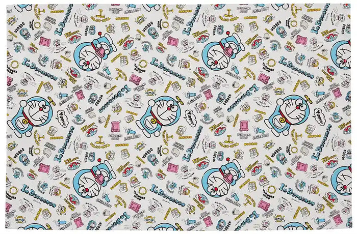 Skater Large 60x40cm Doraemon Plush Toy Placemat with Name Tag - Sanrio LTM1-A- Japan Figure Store - #1 Bring To You The Best Japanese Goods