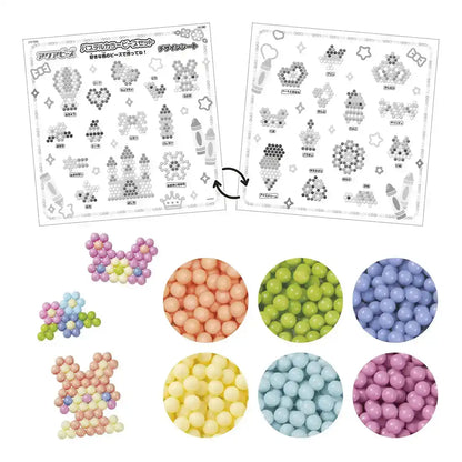 Epoch Aquabeads Pastel Color Bead Set St Mark Certified Water Stick Toy for Ages 6+- Japan Figure Store - #1 Bring To You The Best Japanese Goods