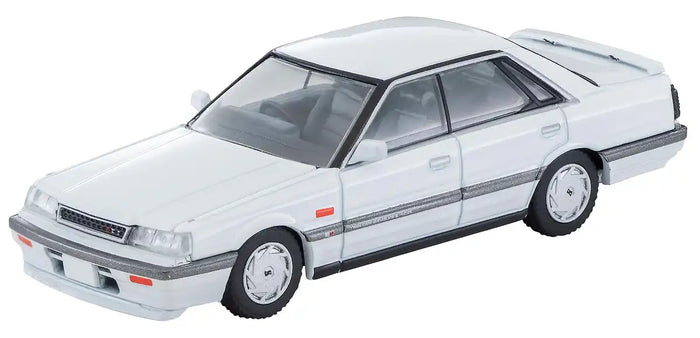 Tomytec Vintage Neo Nissan Skyline 1987 4-Door Ht Gt Twin Cam White - 1/64 Scale Model- Japan Figure Store - #1 Bring To You The Best Japanese Goods
