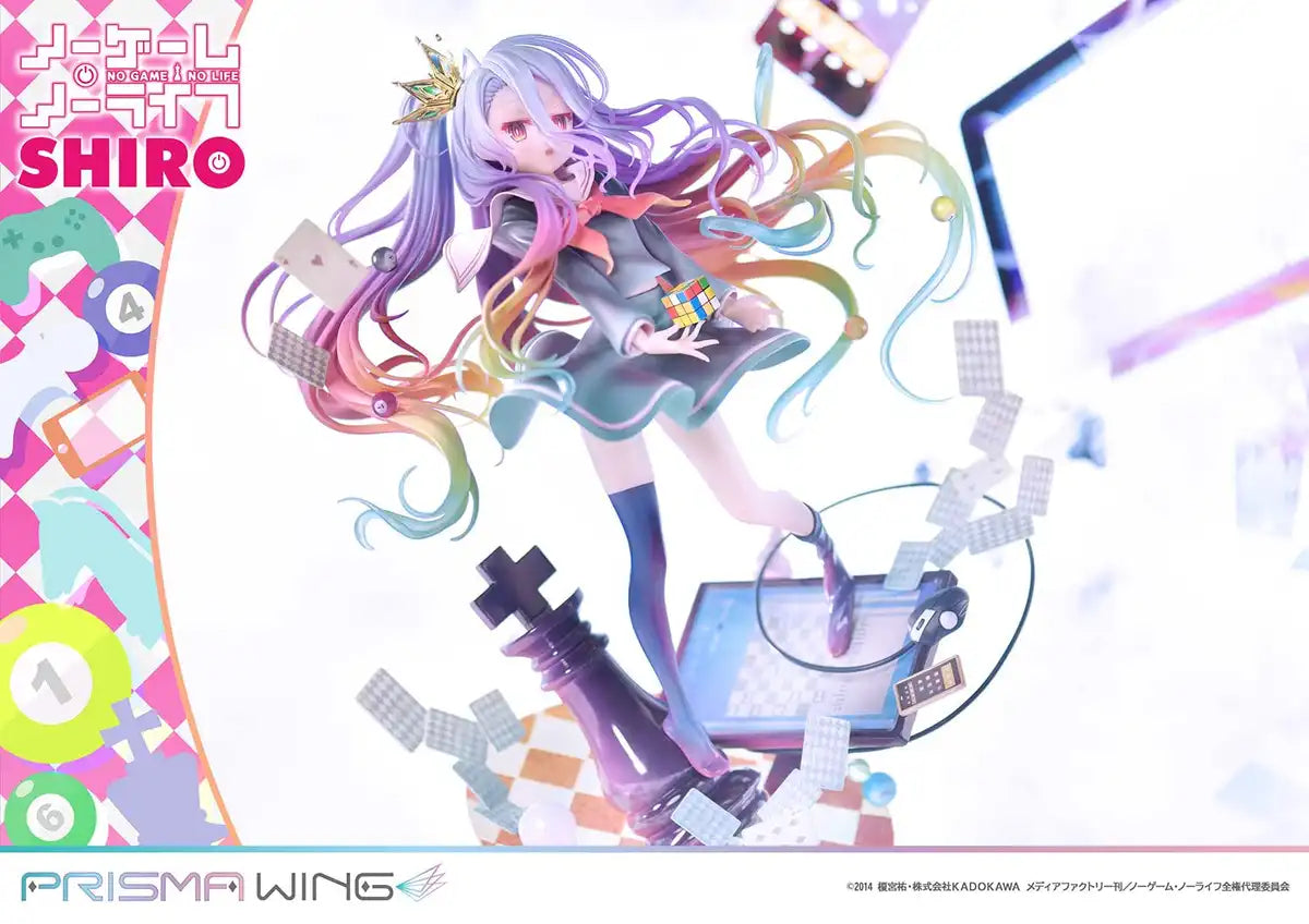 Prime 1 Studio Prisma Wing Shiro Figure 1/7 Scale No Game No Life Collectible