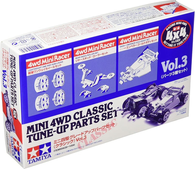 TAMIYA Mini 4Wd 1/32 Ensemble de pièces de mise au point classique Vol.3