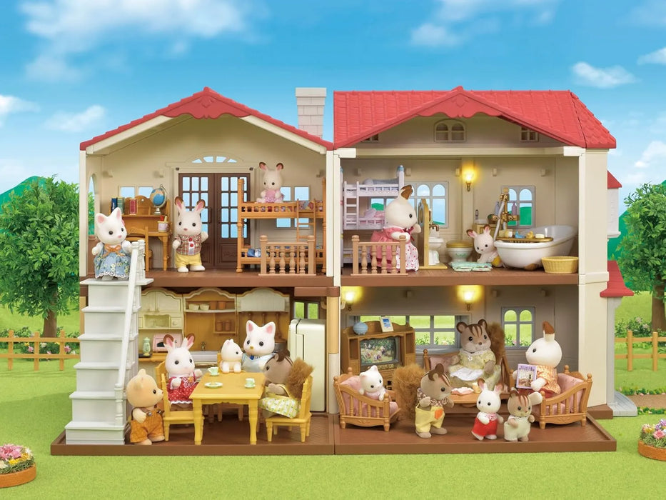 Epoch House With The Red Roof Sylvanian Families