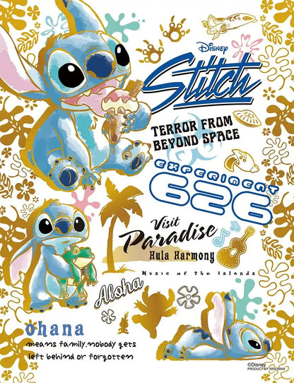 Yanoman 300Pc Disney Stitch Bubble Light Jigsaw Puzzle 16.5X21.5Cm Japan- Japan Figure Store - #1 Bring To You The Best Japanese Goods