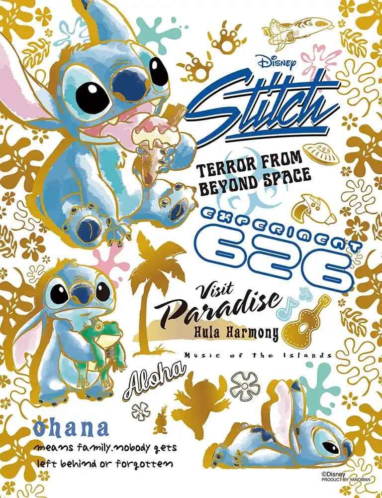 Yanoman 300Pc Disney Stitch Bubble Light Jigsaw Puzzle 16.5X21.5Cm Japan- Japan Figure Store - #1 Bring To You The Best Japanese Goods