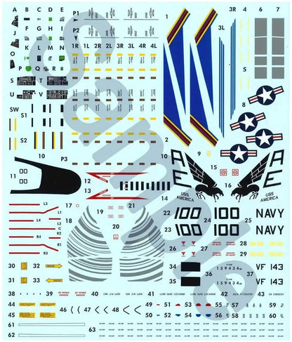 DOYUSHA 1/72 Us Navy F-14A Tomcat Vf-143 Pukin Dogs Plastic Model- Japan Figure Store - #1 Bring To You The Best Japanese Goods