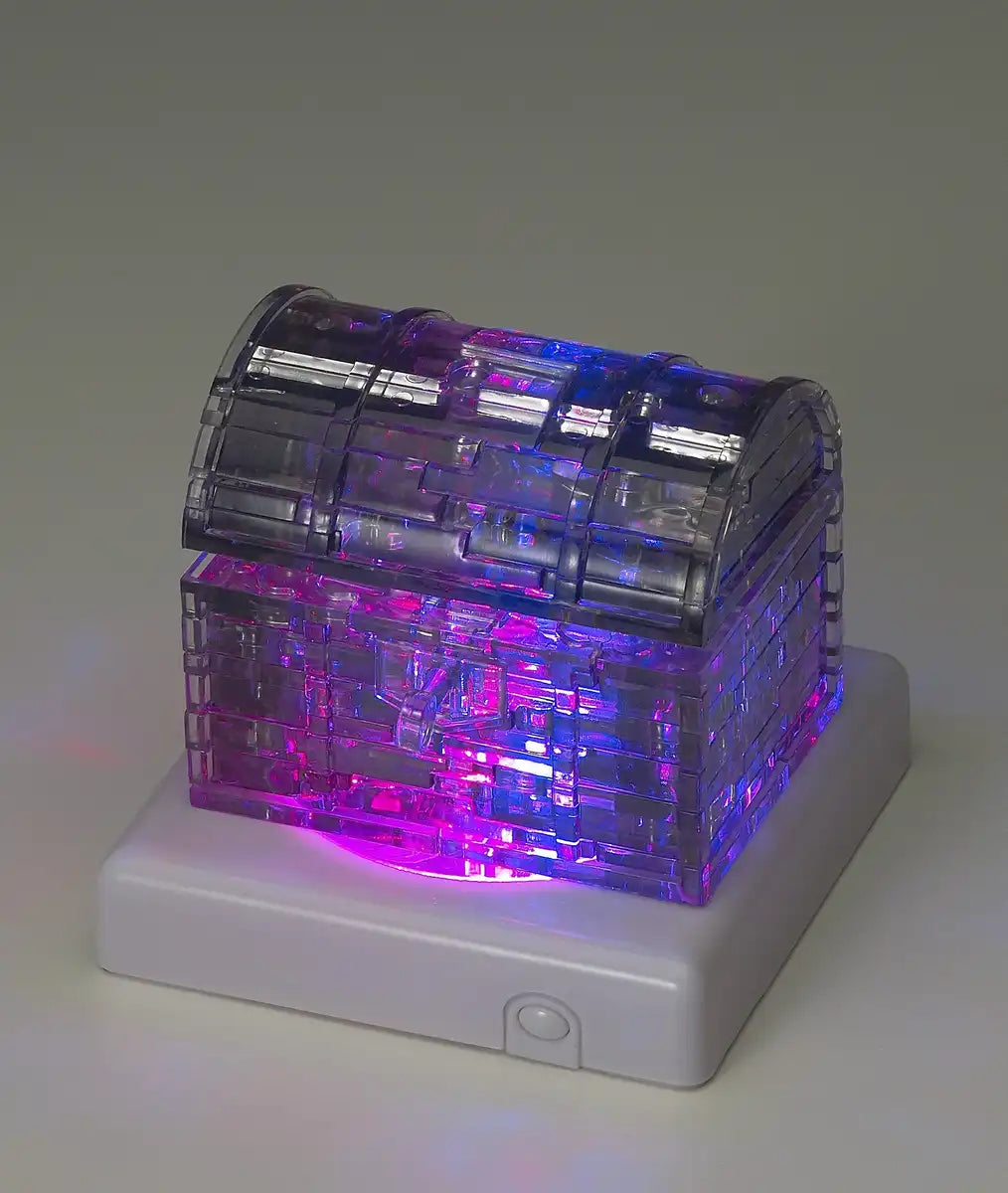 Beverly Crystal Puzzle 52 Pieces Treasure Box Black 50137 Crystal 3D Puzzles- Japan Figure Store - #1 Bring To You The Best Japanese Goods