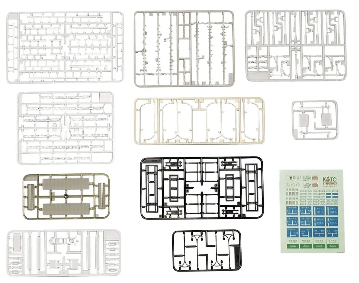 Kato Brand N Gauge Station Accessories Set Model 23-416 for Railway Models- Japan Figure Store - #1 Bring To You The Best Japanese Goods