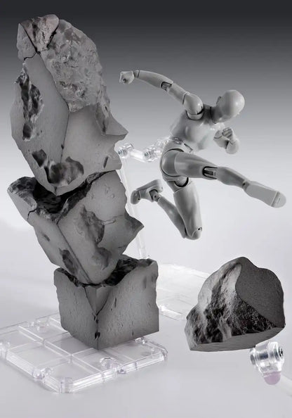 Tamashii Nations Tamashii Effect Concrete Crash 165mm ABS Painted Figure Parts