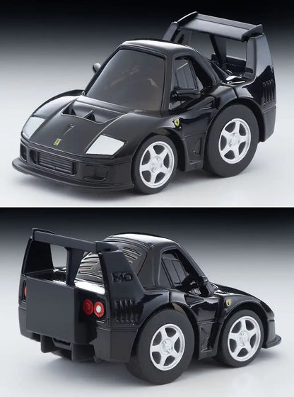 Tomytec Choroq Zero Z-79C Finished Ferrari F40 Competizione Black Model 324331- Japan Figure Store - #1 Bring To You The Best Japanese Goods