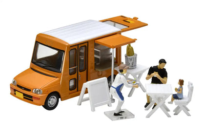 Tomytec Geocolle 64 Painted Dolls & Mini Car Set Partially Assembled 1/64# Car Snap 18A Bakery- Japan Figure Store - #1 Bring To You The Best Japanese Goods
