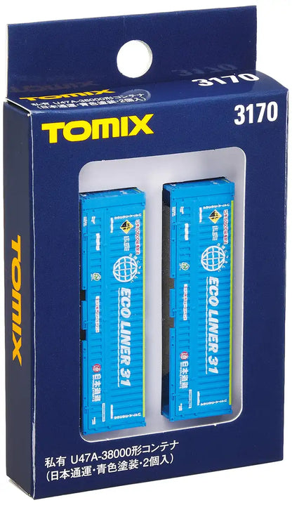 Tomytec Tomix N Gauge Blue Nippon Express 2-Piece 3170 Railway Model Set- Japan Figure Store - #1 Bring To You The Best Japanese Goods