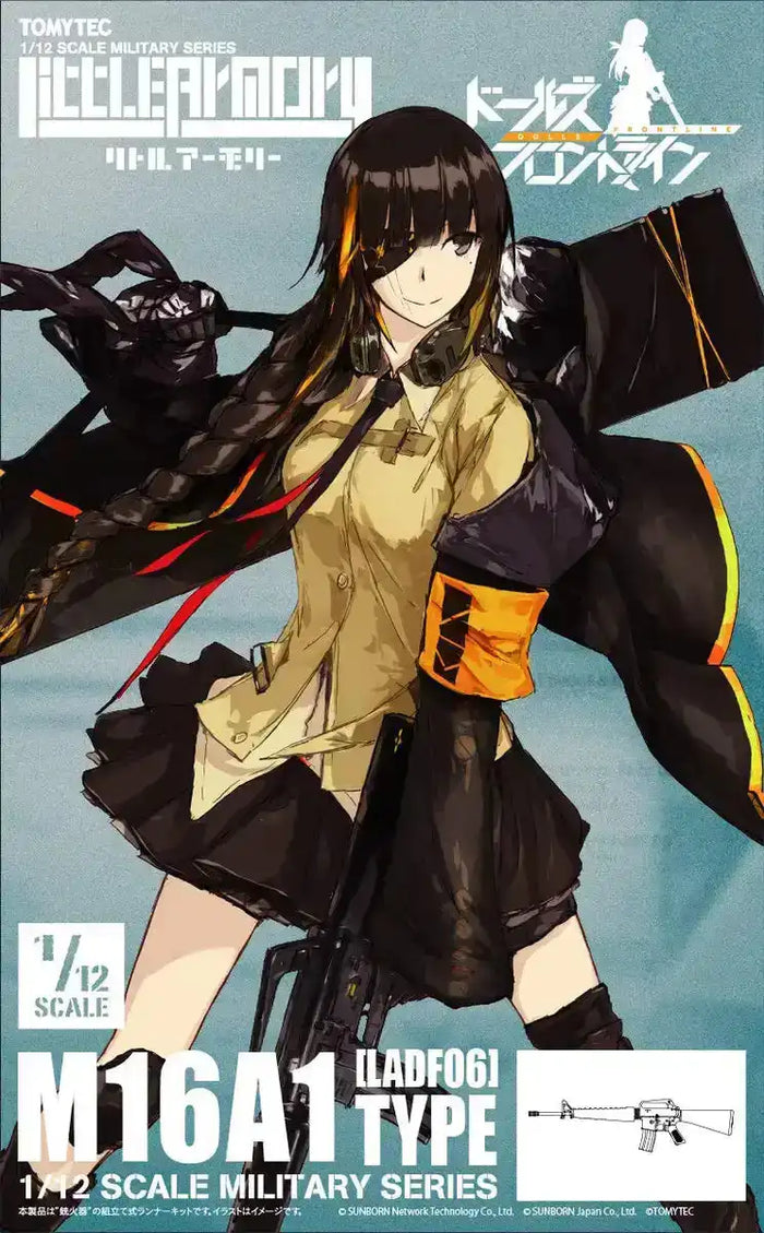 TOMYTEC Ladf06 Military Series Little Armory Doll'S Frontline M16A1 Type 1/12 Scale Kit- Japan Figure Store - #1 Bring To You The Best Japanese Goods